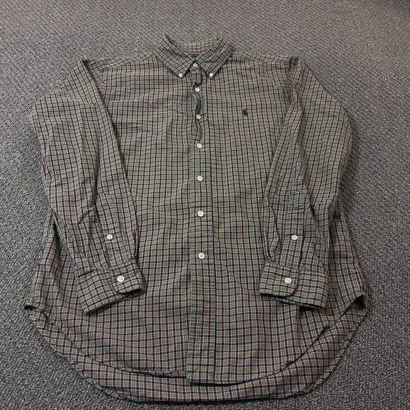 Polo Ralph Lauren Other - Polo Ralph Lauren Shirt Medium M Long Sleeve Classic Fit Plaid